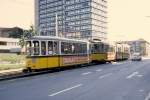 Stuttgart SSB SL 2 (Bw 1519 + DoT4 9xx) Neckarstrasse im Juli 1979.