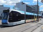 Siemens Combino NF6 Nr.48  Sophie Scholl  der Stadtwerke Ulm in Ulm am 19.06.2018