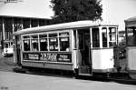 Beiwagen 154 am Hauptbahnhof (14. August 1965)