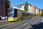 VGF Alstom Citadis SX05 T-Wagen 305 am 09.09.23 in Frankfurt am Main