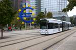 VGF Straßenbahn Frankfurt am Main Bombardier Flexity Classic S-Wagen 259 am 23.09.24