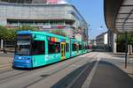 KVG Bombardier Flexity Classic Wagen 654 am 25.08.19 in Kassel 