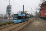 VGF Bombardier Flexity Classic Wagen 231 am 25.01.20 in Frankfurt am Main