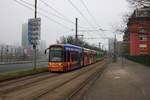 VGF Bombardier Flexity Classic Doppeltaktion mit Wagen 273 und 2xx am 25.01.20 in Frankfurt am Main