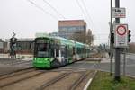 VGF Bombardier Flexity Classic Wagen 262 am 25.01.20 in Frankfurt am Main