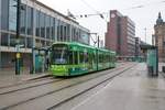 VGF Bombardier Flexity Classic S-Wagen 253 am 30.01.21 in Frankfurt am Main Willy Brandt Platz