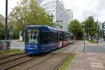 VGF Bombardier Flexity Classic S Wagen 235 am 22.05.21 in Frankfurt am Main