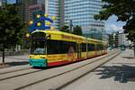 VGF Bombardier Flexity Classic S Wagen 254 am 19.06.21 in Frankfurt am Main