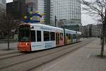 VGF Bombardier Flexity Classis S-Wagen 248 am 18.12.21 in Frankfurt am Main