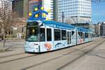 VGF Bombardier Flexity Classic S-Wagen 272 am 12.03.22 in Frankfurt