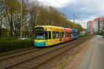 VGF Bombardier Flexity Classic S-Wagen 270 am 10.04.22 in Frankfurt 