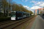 VGF Bombardier Flexity Classic S-Wagen 256 am 10.04.22 in Frankfurt