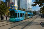 VGF Bombardier Flexity Classic S-Wagen 273 am 24.09.22 in Frankfurt am Main