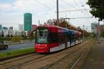 VGF Bombardier Flexity Classic S-Wagen 237 am 24.09.22 in Frankfurt am Main