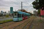 VGF Bombardier Flexity Classic S-Wagen 248 am 24.09.22 in Frankfurt am Main