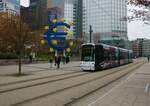 VGF Bombardier Flexity Classic S-Wagen 206 am 03.12.22 in Frankfurt am Main