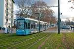 VGF Bombardier Flexity Classic S-Wagen 231 am 10.12.22 in Frankfurt am Main