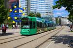 VGF Bombardier Flexity Classic S Wagen 256 am 18.05.23 in Frankfurt am Main