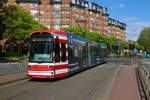 VGF Bombardier Flexity Classic S Wagen 262 am 18.05.23 in Frankfurt am Main