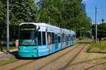 VGF Bombardier Flexity Classic S-Wagen 204 am 17.07.23 in Frankfurt am Main