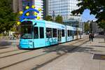 VGF Bombardier Flexity Classic S Wagen 267 am 07.10.23 in Frankfurt am Main