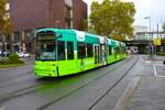 VGF Bombardier Flexity Classic S Wagen 233 am 27.10.23 in Frankfurt am Main