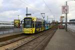 VGF Bombardier Flexity Classic S Wagen 241 am 10.12.23 in Frankfurt am Main