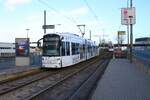 VGF Bombardier Flexity Classic S Wagen 272 am 10.12.23 in Frankfurt am Main