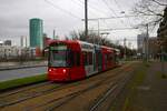 VGF Straßenbahn Frankfurt am Main Bombardier Flexity Classic S-Wagen 246 am 23.09.24 als Linie 20