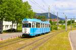 IGN Sonderfahrt mit RNV/HSB Düwag GT8 Wagen 2014 am 23.06.24 in Heidelberg 