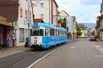 IGN Sonderfahrt mit RNV/HSB Düwag GT8 Wagen 2014 am 23.06.24 in Heidelberg 