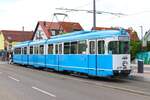 IGN Sonderfahrt mit RNV/HSB Düwag GT8 Wagen 2014 am 23.06.24 in Heidelberg