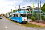 IGN Sonderfahrt mit RNV/HSB Düwag GT8 Wagen 2014 am 23.06.24 in Heidelberg