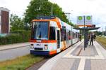 IGN Sonderfahrt mit RNV Adtranz MGT6D Wagen 3265 am 23.06.24 in Heidelberg