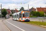 IGN Sonderfahrt mit RNV Adtranz MGT6D Wagen 3265 am 23.06.24 in Heidelberg