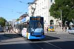 KVG NGT6C Wagen 465 als Linie 6 am 24.07.19 in Kassel