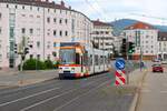 IGN Sonderfahrt mit RNV Adtranz MGT6D Wagen 3265 am 23.06.24 in Heidelberg