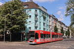 Rheinbahn AG, Wagennummer: 2110(Werbung: Möbel Höffner), Linie: 704 nach Uni-Nord/Christophstraße, Ort: St.