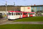 WVV Straßenbahn Würzburg Düwag GTW D8 Wagen 243 am 27.12.23 in Würzburg Hbf 