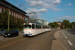 RNV Düwag GT6 Hängerzug 1015+1055 am 20.08.21 in Ludwigshafen