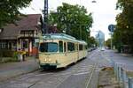 VGF Düwag O Wagen 111 am 18.09.22 bei einer HSF Sonderfahrt in Frankfurt am Main