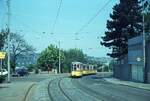 SSB Stuttgart__DoT4 mit  Schiffle  (T2-Bw) auf Linie 10 fährt von der 'Geroksruh' kommend bei der Stafflenbergstr.