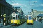 SSB Stuttgart__E-Wagen__GT4 494+BTw als E-Wagen nach Heumaden am Schloßplatz.