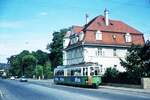 Vor 50 Jahren__Die Straßenbahn in Reutlingen verkehrte das letzte Mal am 19. Oktober 1974. GT4 auf Linie 2 am Ortseingang nach Pfullingen.__02-09-1974