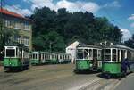 Vor 50 Jahren__Die Straßenbahn in Reutlingen verkehrte das letzte Mal am 19. Oktober 1974. Betrieb im Bf Eningen.__29-07-1974