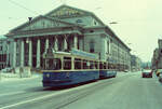 Münchener Straßenbahn, Zug mit Wagen von Rathgeber (Reihe M), Sommer 1984