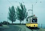 SSB Stuttgart__GS-Tw 851 auf seiner  Ur-Linie  10 / 10E zum Killesberg.__05-05-1973