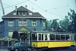 SSB Stuttgart__Tw 851 in der Lenzhalde zur Endstation 'Doggenburg' unterwegs.__05-05-1973