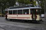 Eines der schönsten Stücke im Nahverkehrsmuseum Dortmund Mooskamp dürfte dieser alte T 2-115 von Uerdingen Waggon sein.