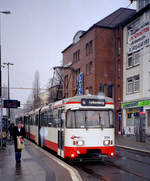 Bremen BSAG SL 4 (Wegmann GT4 3532) Am Dobben / Dobbenweg am 28. Dezember 2006. - Scan eines Farbnegativs. Film: Kodak GC 400-8. Kamera: Leica C2.